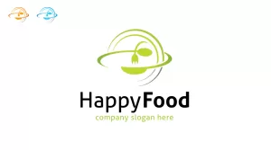 Happy - Food Logo - Logos & Graphics