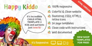 Happy Kiddo - Multipurpose Kids HTML Template