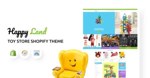 Happy Land - Toy Store Shopify Theme - TemplateMonster