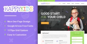 HappyKids – Primary School For Children PSD