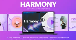 Harmony - Music Presentation Keynote Template