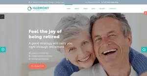 Harmony - Retirement Planning Joomla Template
