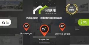 Hauser - Real Estate PSD Template