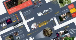 Hawly - Movie Production Powerpoint Template