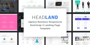Headland - Agency Business Responsive Bootstrap 4 Landing Page Template