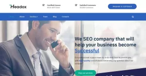 Headox - Consulting Services Moto CMS 3 Template