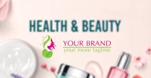Health Beauty Shop Logo Design