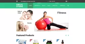 Health Care Drug store Shopify Theme - TemplateMonster