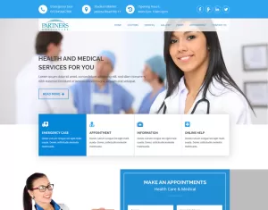 HealthCare - Medical Health PSD Template - TemplateMonster