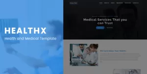 Healthx - Health and Medical Template