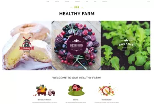Healthy Farm - Food & Agriculture WordPress Theme