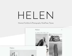 Helen - Minimal Portfolio & Photography WordPress Theme