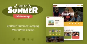 Hello Summer  A Children Holiday Camp WordPress Theme