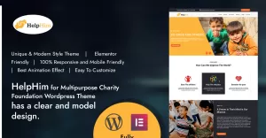 Help Him Wordpress Charity Foundation Theme - TemplateMonster