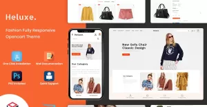 Heluxe - Fashion Store OpenCart Template - TemplateMonster