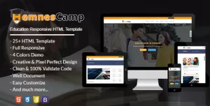 HemnesCamp - Education Responsive HTML Template