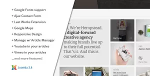 Hempstead :: Responsive Joomla Portfolio Template