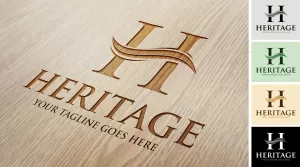 Heritage - Logo Template - Logos & Graphics