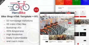 HeroBike - Bikers & Bike Shop HTML Template