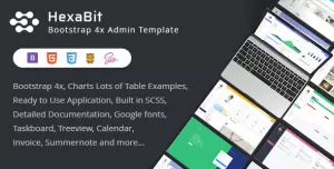 HexaBit - Responsive Bootstrap Admin Template & UI KIT