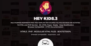 Hey Kids - Responsive Multipurpose Children Web