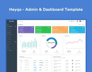 Heyqo - Dashboard Admin Template