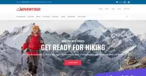Hiking Moto CMS Ecommerce Website Design - TemplateMonster