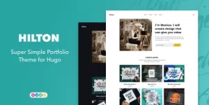 Hilton – Super Simple Portfolio Theme for HUGO
