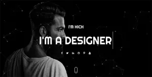 Hitch - One Page Personal HTML Template