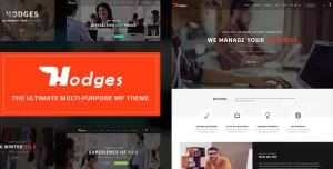 Hodges  Modern Business & Corporate Multi-Purpose WordPress Theme