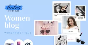 Holes - Women Blog Multipurpose Classic WordPress Elementor Theme