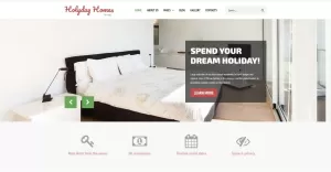 Holiday Homes - Real Estate Multipage Clean Joomla Template