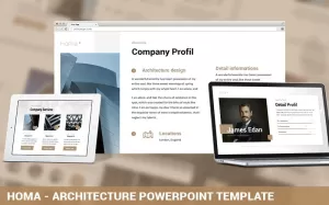 Homa - Architecture Powerpoint Template - TemplateMonster