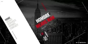 Hombre  Responsive Coming Soon Page