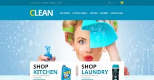 Home Cleaning Supplies OpenCart Template - TemplateMonster