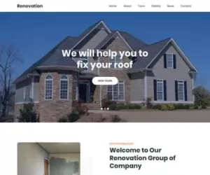 Home Improvement WordPress theme for renovation interior design repairs