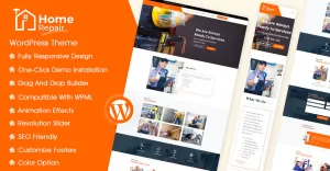 Home Repair Services WordPress Theme With AI Content Generator