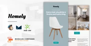 Homely - E-Commerce Responsive Furniture and Interior design Email