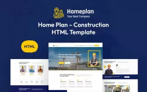 HomePlan – Construction Website Template - TemplateMonster