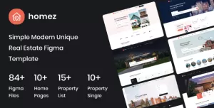 Homez - Real Estate Figma Template