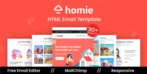 Homie Real Estate - Multipurpose Responsive Email Template