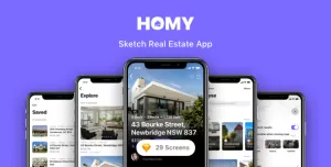 Homy - Sketch Real Estate App