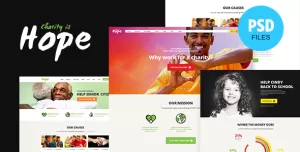 Hope  Non-Profit & Charity PSD Template