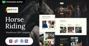 Horclub - Horse Riding And Equestrian Center WordPress Elementor Theme
