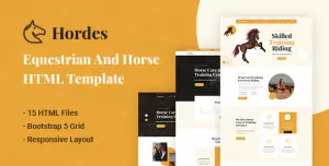 Hordes - Equestrian And Horse HTML Template