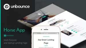 Horse App - Unbounce Landing Page