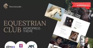 Horsieside - Equestrian Center Responsivt WordPress-tema