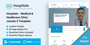 Hospitals - Medical & Healthcare Clinic Joomla 5 Template