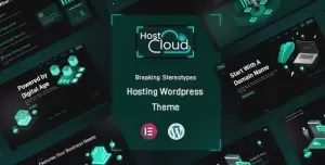 HostCloud  WHMCS Hosting & Cloud Tech WordPress theme.