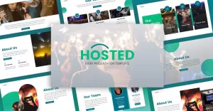 Hosted - Event Multipurpose PowerPoint Template
